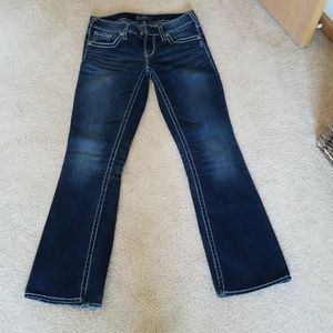 Silver Aiko bootcut jeans